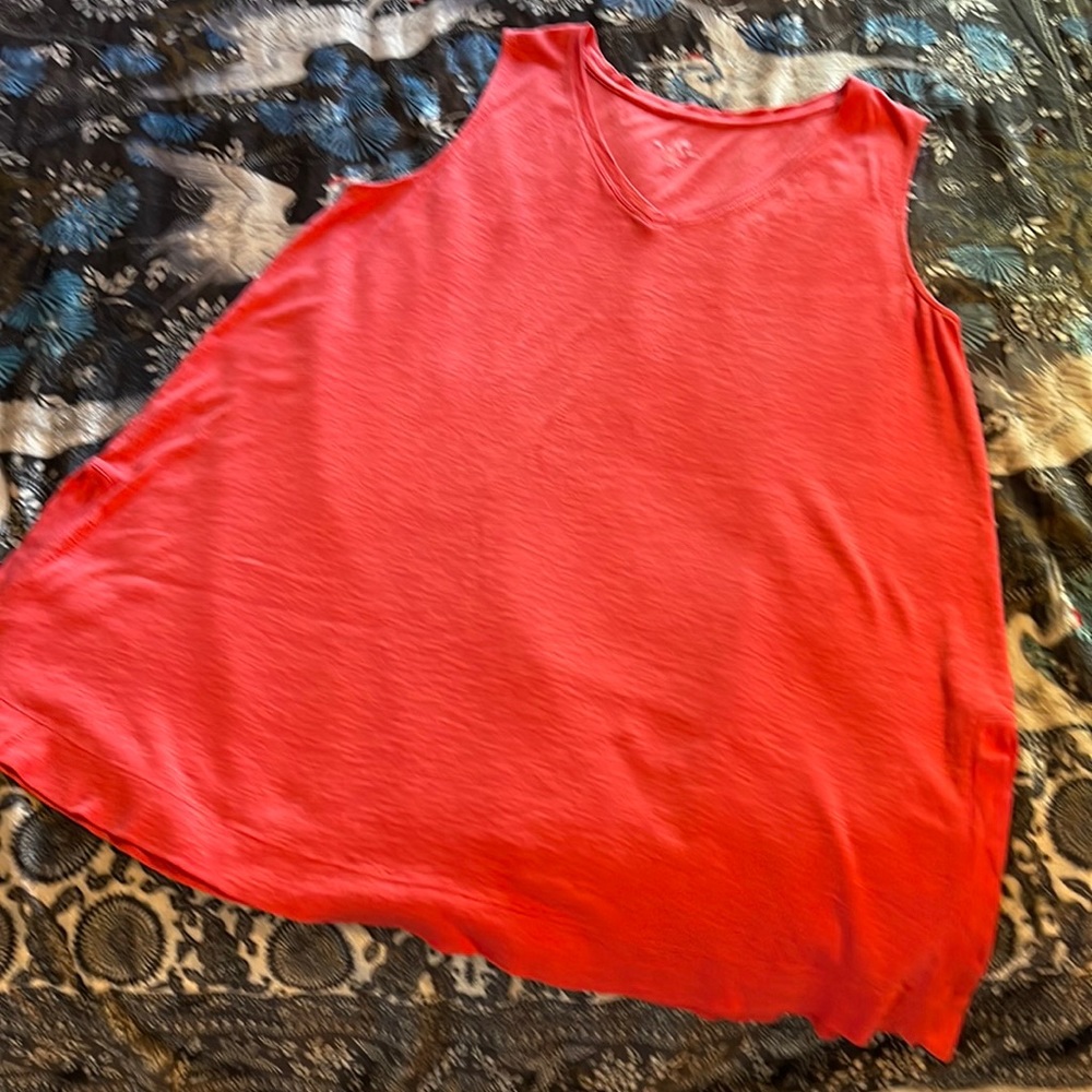 COPY - J.Jill long swing tank top. Size 1X